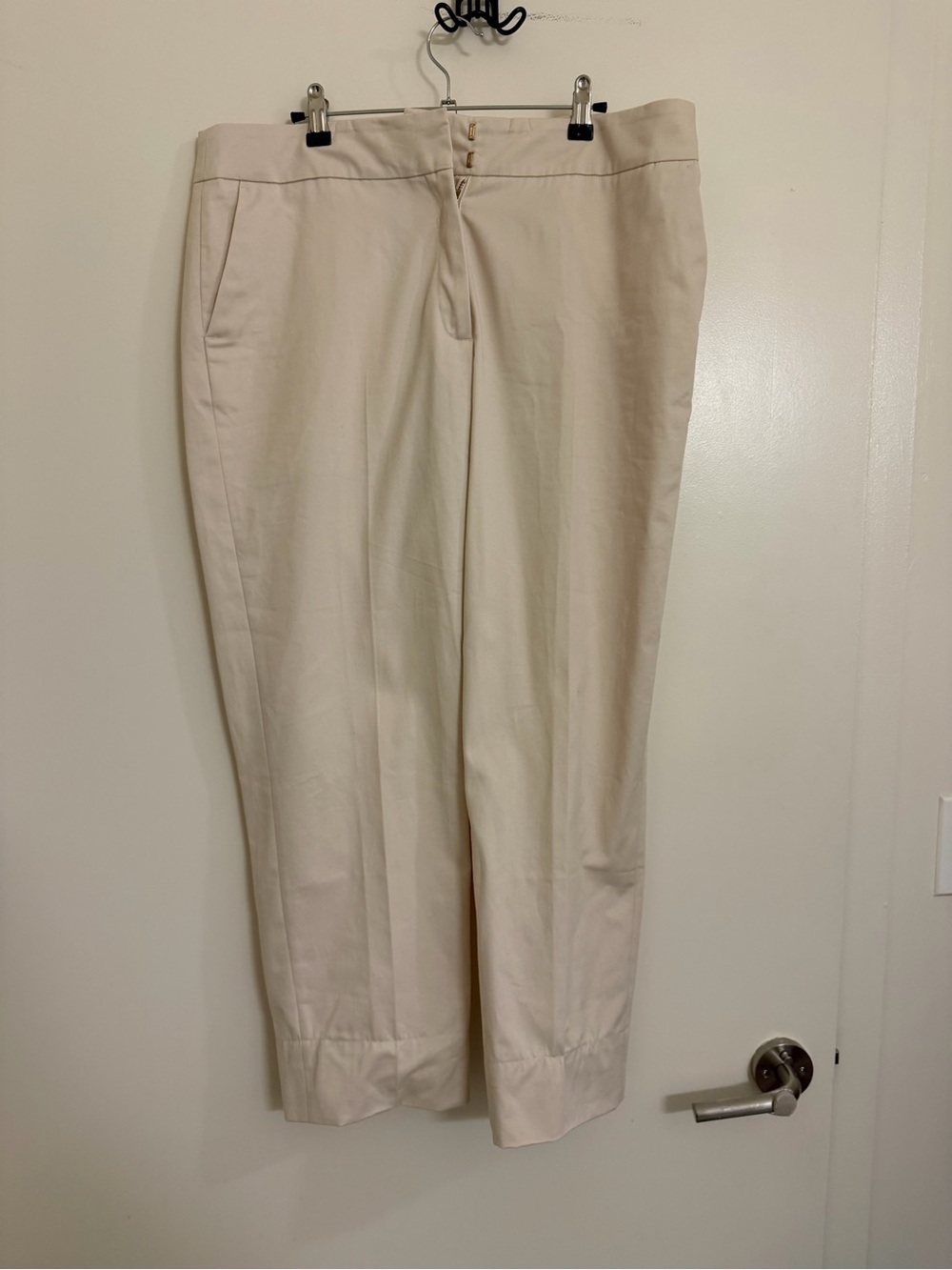 Sezane Milo Trousers (Ecru)